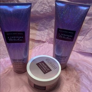 Bath & Body Works A Thousand Wishes Body Cream and glowtion